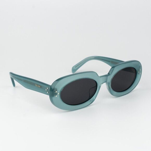 Celine 3 DOTS Women Sunglasses Green Grey Geometric CL40276U 93N BRAND NEW main image 9